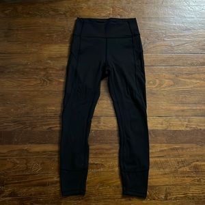 LULULEMON BLACK 7/8 LEGGINGS